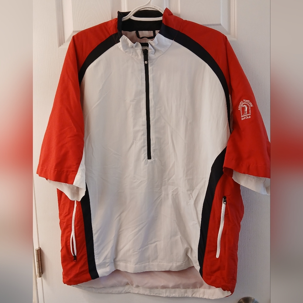 FootJoy (FJ) Colorblock Short Sleeve Golf Pullover – Men’s Large